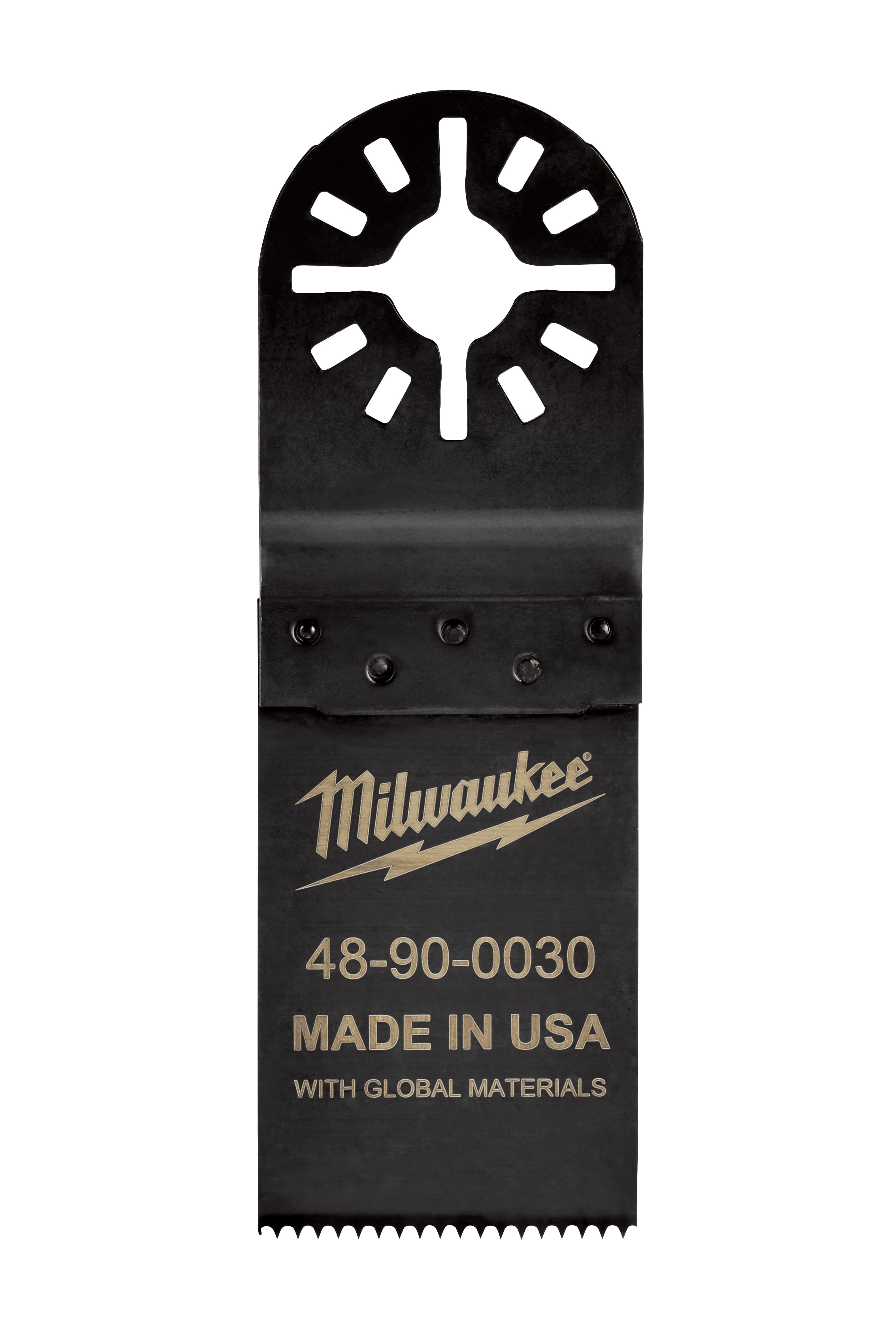 Milwaukee® 48-90-0030 Multi-Tool Blade, For Use With Oscillating Tool, 1-1/4 in Dia Cutting, High Carbon Steel